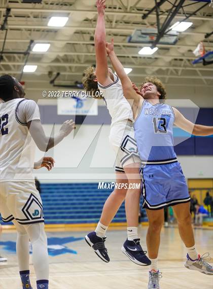 Thumbnail 3 in Westlake vs. Juan Diego Catholic (Eagle Holiday Shootout) photogallery.