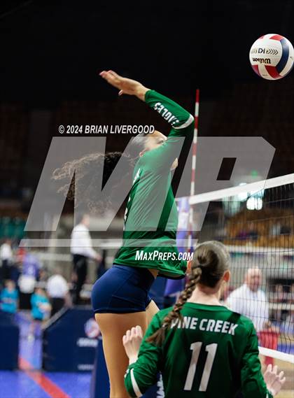 Thumbnail 2 in Pine Creek vs. Cherokee Trail (CHSAA 5A Round 1) photogallery.
