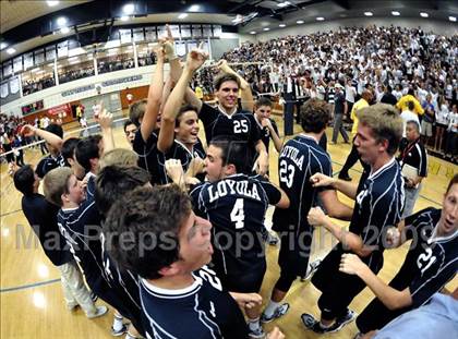 Thumbnail 1 in Loyola vs. Mater Dei (CIF SS D1 Final) photogallery.