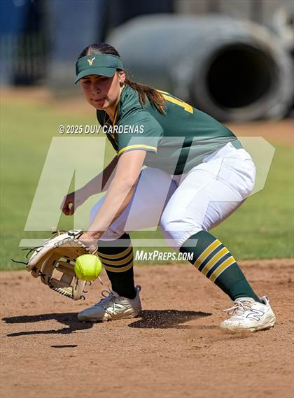 Thumbnail 2 in Central Catholic vs. Vanden (CIF SJS D3 Final) photogallery.