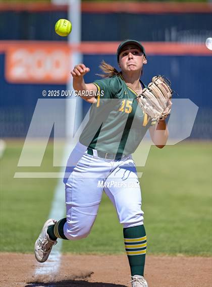 Thumbnail 3 in Central Catholic vs. Vanden (CIF SJS D3 Final) photogallery.