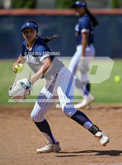 Thumbnail 3 in Central Catholic vs. Vanden (CIF SJS D3 Final) photogallery.