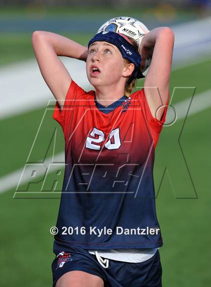 Thumbnail 3 in Fort Bend Clements vs Boyd (National Elite Prep Showcase) photogallery.