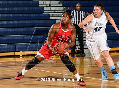 Thumbnail 3 in Milton vs. Cambridge (Lady Bears Tip-off Classic) photogallery.