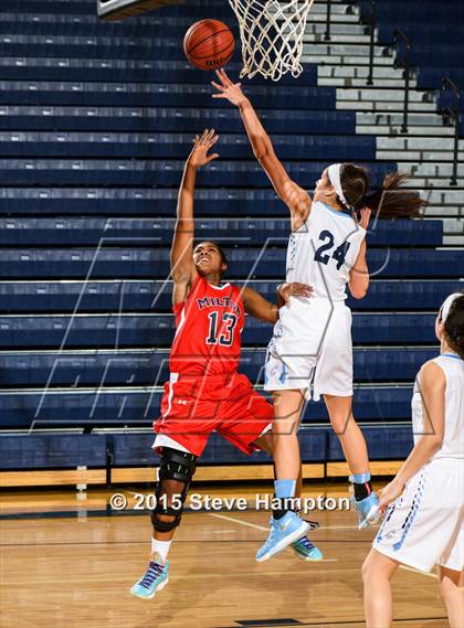 Thumbnail 2 in Milton vs. Cambridge (Lady Bears Tip-off Classic) photogallery.