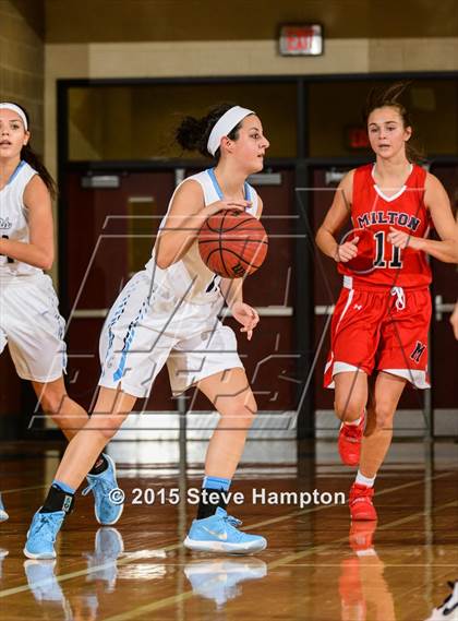 Thumbnail 1 in Milton vs. Cambridge (Lady Bears Tip-off Classic) photogallery.