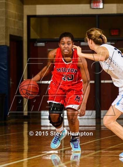 Thumbnail 2 in Milton vs. Cambridge (Lady Bears Tip-off Classic) photogallery.