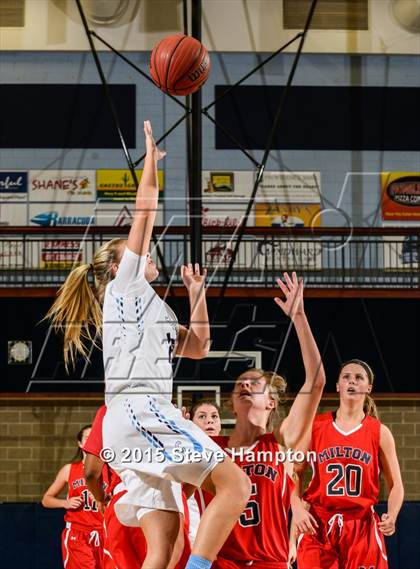 Thumbnail 1 in Milton vs. Cambridge (Lady Bears Tip-off Classic) photogallery.