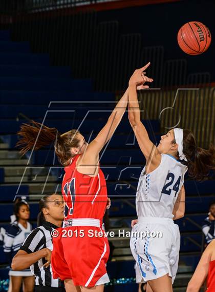 Thumbnail 1 in Milton vs. Cambridge (Lady Bears Tip-off Classic) photogallery.