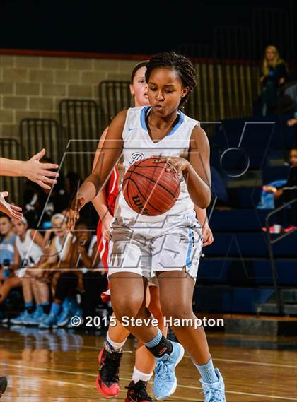 Thumbnail 3 in Milton vs. Cambridge (Lady Bears Tip-off Classic) photogallery.