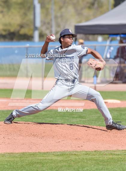 Thumbnail 3 in Cornerstone Christian vs. Cienega (Lancer Baseball Classic) photogallery.