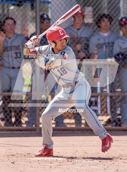 Thumbnail 3 in Cornerstone Christian vs. Cienega (Lancer Baseball Classic) photogallery.