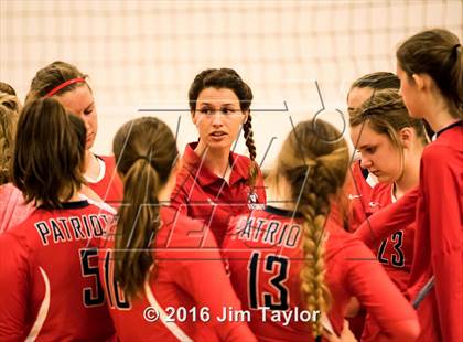 Thumbnail 2 in Community Christian vs Victory Baptist Academy (TCA Volleyball Tournament)  photogallery.