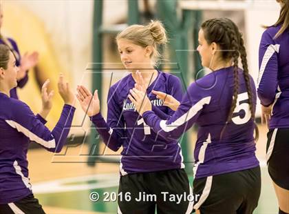 Thumbnail 3 in Community Christian vs Victory Baptist Academy (TCA Volleyball Tournament)  photogallery.