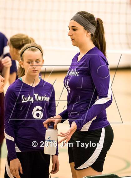Thumbnail 3 in Community Christian vs Victory Baptist Academy (TCA Volleyball Tournament)  photogallery.