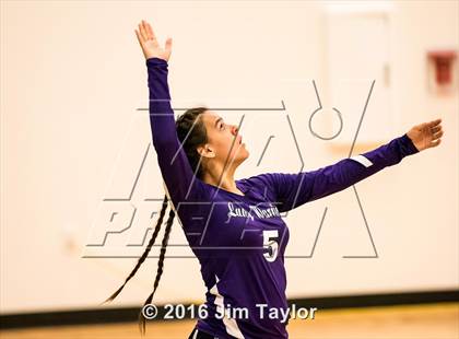 Thumbnail 2 in Community Christian vs Victory Baptist Academy (TCA Volleyball Tournament)  photogallery.