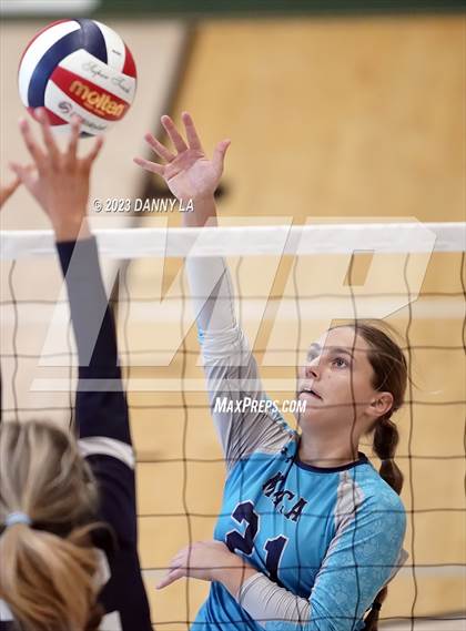 Thumbnail 1 in Mount Airy Christian Academy vs Notre Dame Prep (Tiger Paws Invitational) photogallery.