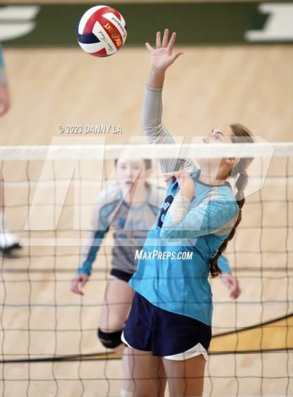Thumbnail 2 in Mount Airy Christian Academy vs Notre Dame Prep (Tiger Paws Invitational) photogallery.