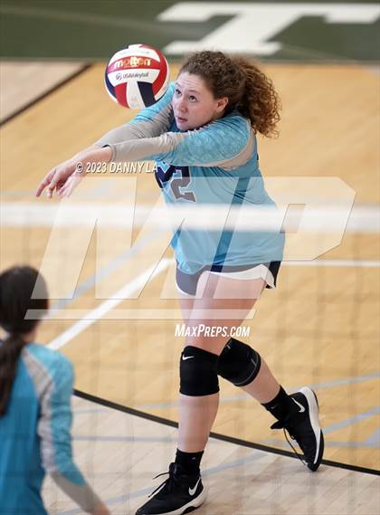 Thumbnail 3 in Mount Airy Christian Academy vs Notre Dame Prep (Tiger Paws Invitational) photogallery.