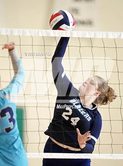Thumbnail 1 in Mount Airy Christian Academy vs Notre Dame Prep (Tiger Paws Invitational) photogallery.