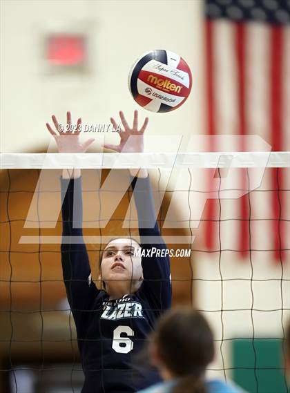 Thumbnail 3 in Mount Airy Christian Academy vs Notre Dame Prep (Tiger Paws Invitational) photogallery.