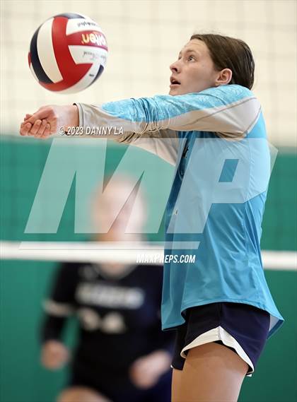 Thumbnail 2 in Mount Airy Christian Academy vs Notre Dame Prep (Tiger Paws Invitational) photogallery.