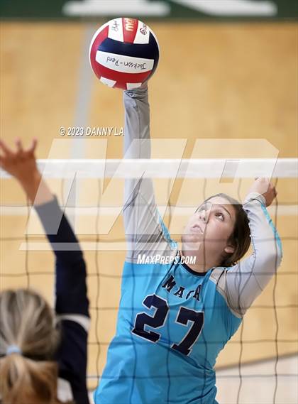 Thumbnail 2 in Mount Airy Christian Academy vs Notre Dame Prep (Tiger Paws Invitational) photogallery.