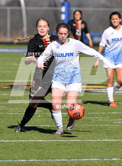 Thumbnail 3 in Coronado @ Nolan Catholic (National Elite Prep Showcase) photogallery.