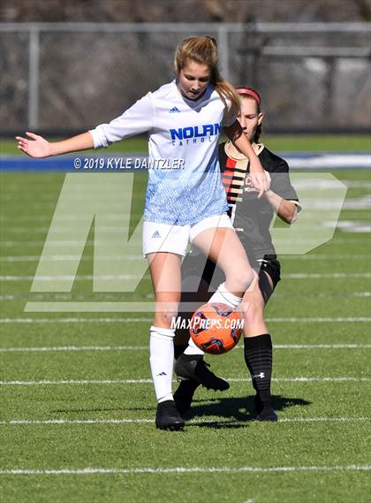 Thumbnail 2 in Coronado @ Nolan Catholic (National Elite Prep Showcase) photogallery.
