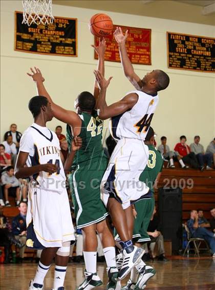 Thumbnail 3 in Campbell Hall vs. Poly (Fairfax State Preview) photogallery.
