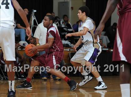 Thumbnail 1 in Christian Faith Center Academy vs. West Oaks (MLK Basketball Classic) photogallery.