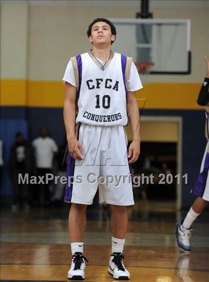 Thumbnail 1 in Christian Faith Center Academy vs. West Oaks (MLK Basketball Classic) photogallery.