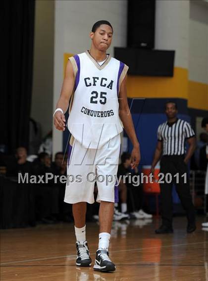 Thumbnail 3 in Christian Faith Center Academy vs. West Oaks (MLK Basketball Classic) photogallery.