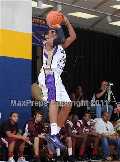 Thumbnail 3 in Christian Faith Center Academy vs. West Oaks (MLK Basketball Classic) photogallery.