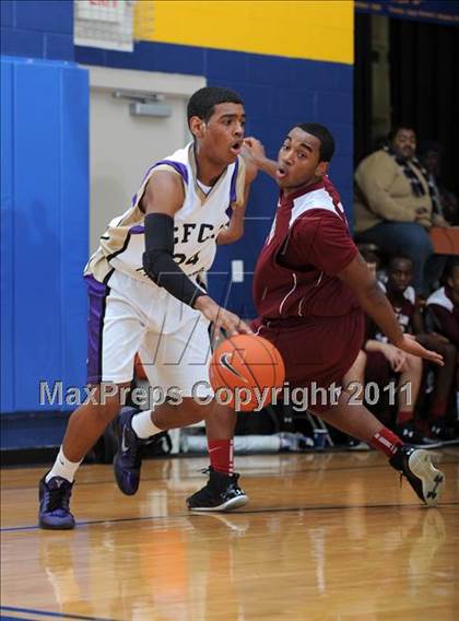 Thumbnail 1 in Christian Faith Center Academy vs. West Oaks (MLK Basketball Classic) photogallery.