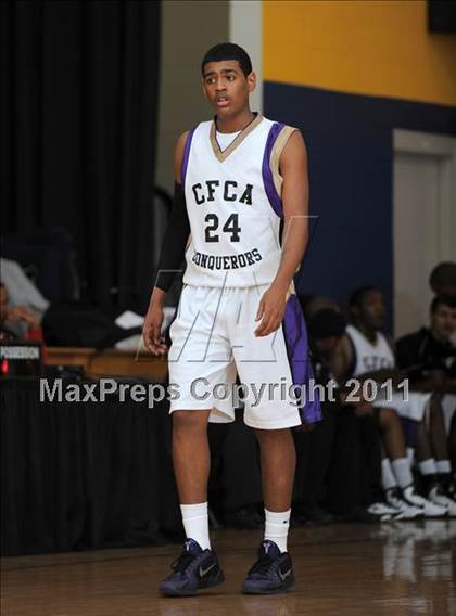 Thumbnail 3 in Christian Faith Center Academy vs. West Oaks (MLK Basketball Classic) photogallery.