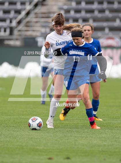 Thumbnail 3 in Dawson School vs. Denver Christian (CHSAA 2A State Final) photogallery.