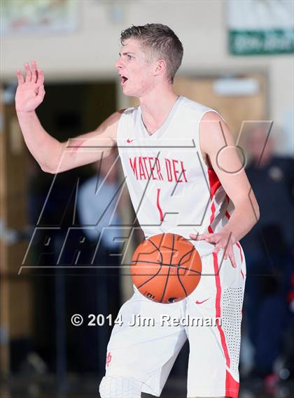 Thumbnail 1 in Wesleyan Christian Academy vs. Mater Dei (City of Palms Classic) photogallery.