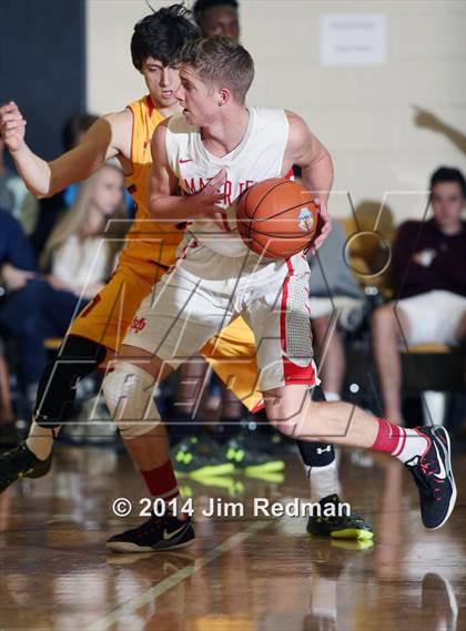 Thumbnail 1 in Wesleyan Christian Academy vs. Mater Dei (City of Palms Classic) photogallery.
