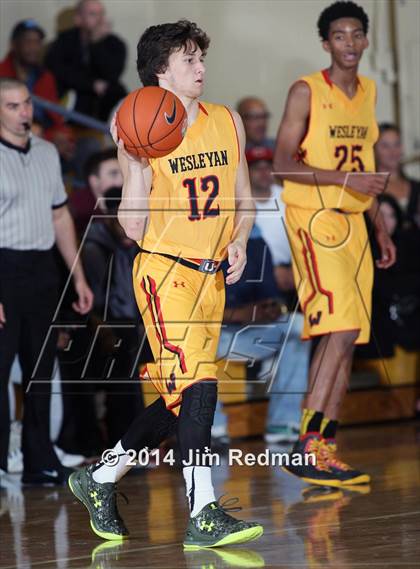 Thumbnail 1 in Wesleyan Christian Academy vs. Mater Dei (City of Palms Classic) photogallery.