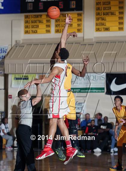 Thumbnail 3 in Wesleyan Christian Academy vs. Mater Dei (City of Palms Classic) photogallery.