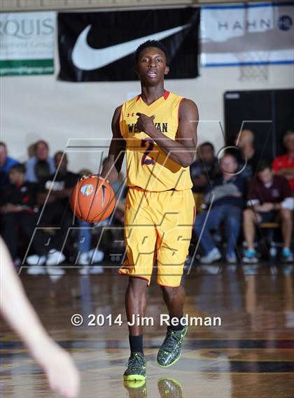 Thumbnail 2 in Wesleyan Christian Academy vs. Mater Dei (City of Palms Classic) photogallery.