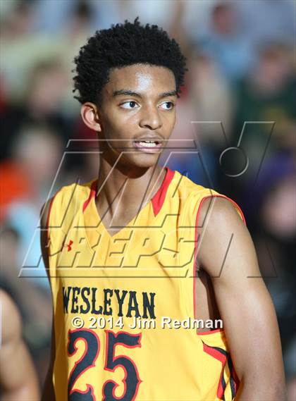 Thumbnail 1 in Wesleyan Christian Academy vs. Mater Dei (City of Palms Classic) photogallery.