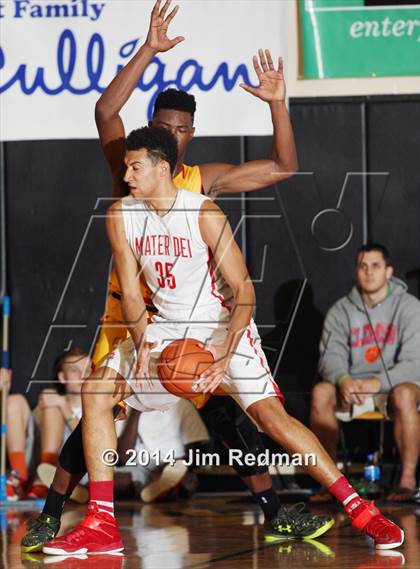 Thumbnail 3 in Wesleyan Christian Academy vs. Mater Dei (City of Palms Classic) photogallery.