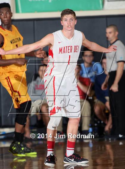 Thumbnail 3 in Wesleyan Christian Academy vs. Mater Dei (City of Palms Classic) photogallery.