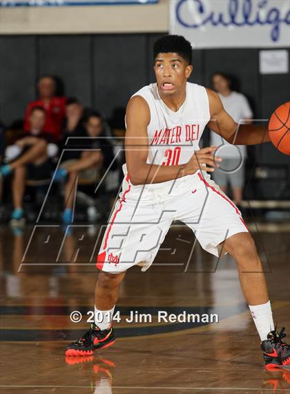 Thumbnail 1 in Wesleyan Christian Academy vs. Mater Dei (City of Palms Classic) photogallery.