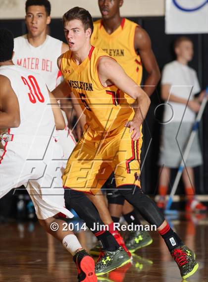 Thumbnail 1 in Wesleyan Christian Academy vs. Mater Dei (City of Palms Classic) photogallery.