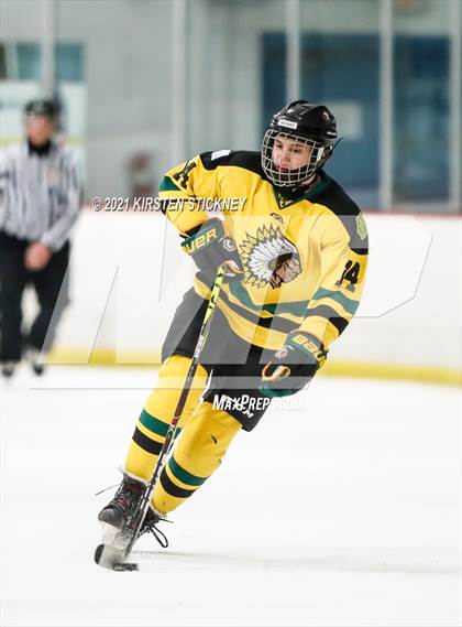 Thumbnail 2 in Lane Tech vs. Chicago Romans (Lane Tech Senior Night) photogallery.
