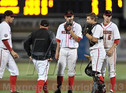 Thumbnail 3 in Los Alamitos vs. Harvard-Westlake (CIF-SS D1 Semi-Final) photogallery.
