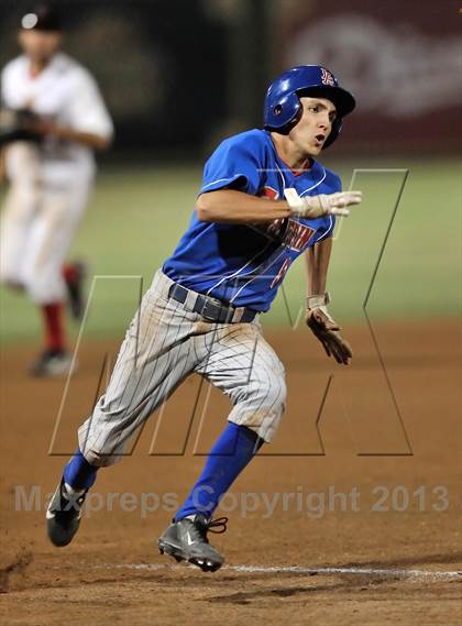 Thumbnail 2 in Los Alamitos vs. Harvard-Westlake (CIF-SS D1 Semi-Final) photogallery.